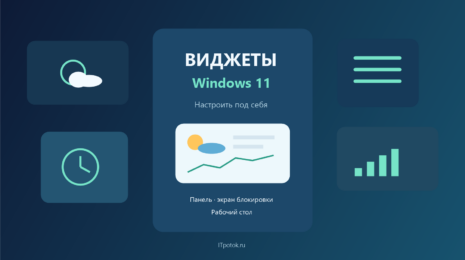 Виджеты Windows 11: стилизованные информационные карточки